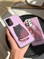 قاب گربه صورتی آکواریومی Meow (کدC1391)