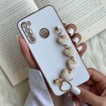قاب موبایل شیائومی بند قلبی مخملی محافظ لنزدار