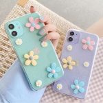 قاب موبایل سامسونگ بابونه برجسته پشت بیرنگ - Image 3