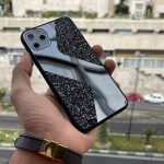 قاب موبایل شیائومی طرح سواروسکی موج دار آینه و نگین