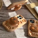 قاب Bear سیلیکونی استند شو آیفون ، سامسونگ ، شیائومی (کدC1519)