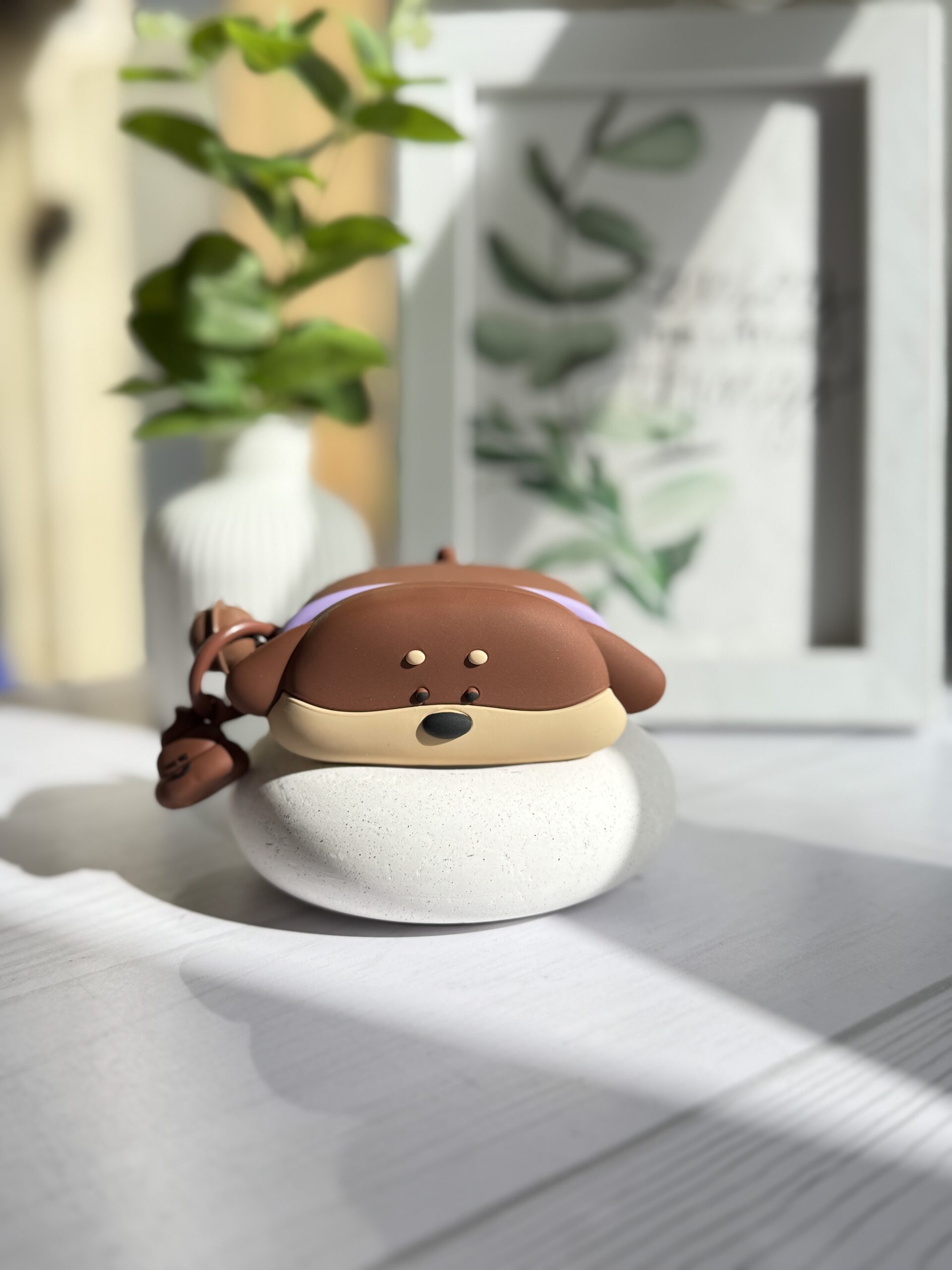 1fc879.jpeg کاور ایرپاد Cartoon Puppy سیلیکونی با آویز (کدa0239) - Image 1