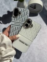 قاب White Christian Dior دور لنز نگین آیفون (کدC2076) - Image 4
