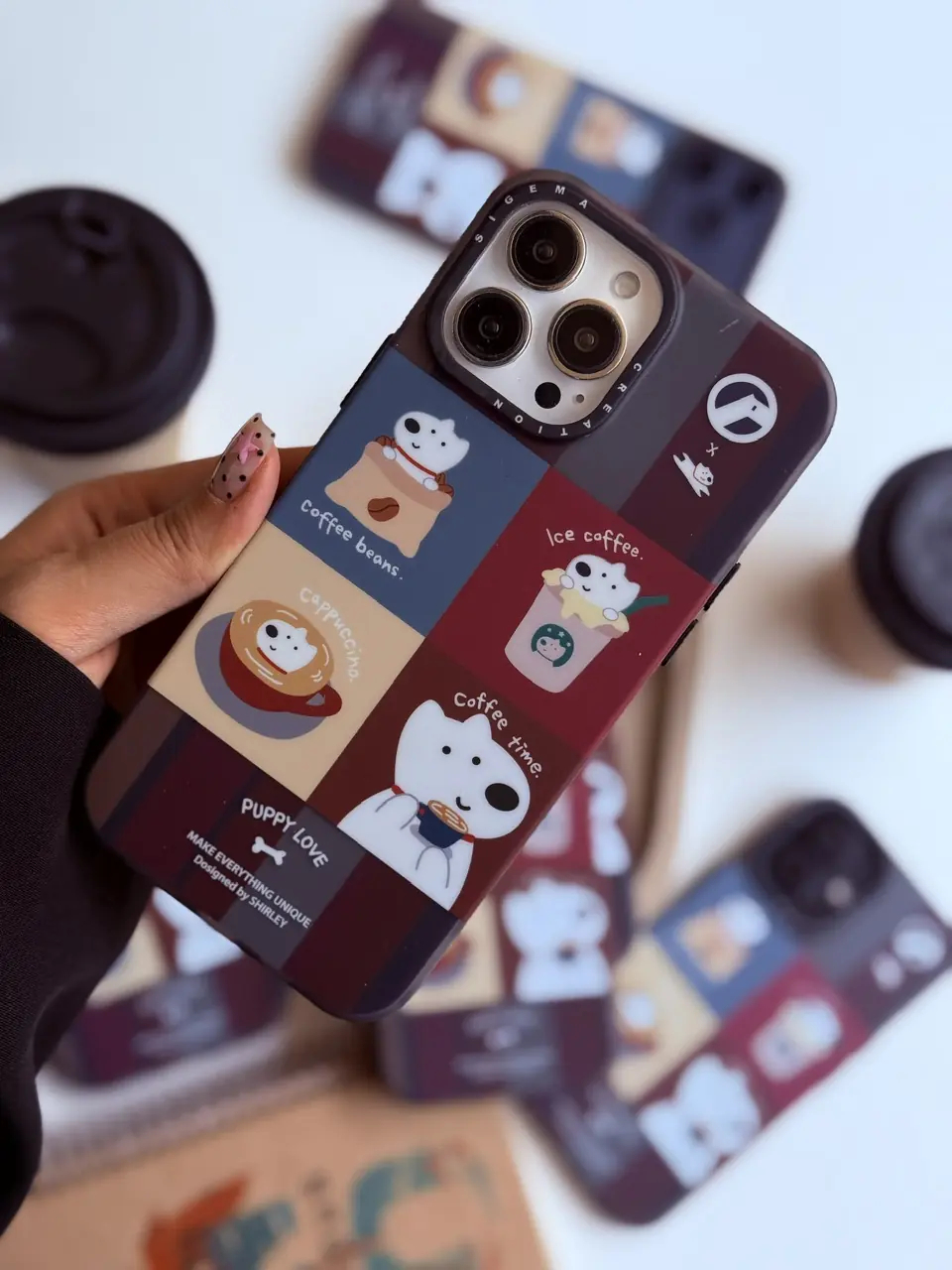 821fc4 قاب Puppy Love Coffee (کدC2282) - Image 1